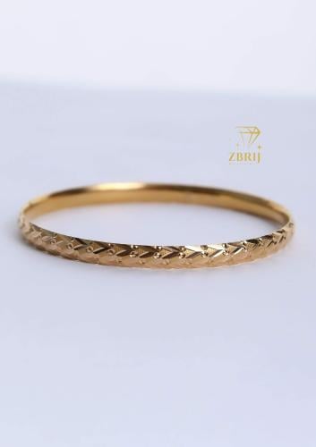 Gold hoop (11) weight 10 grams - 21 karat