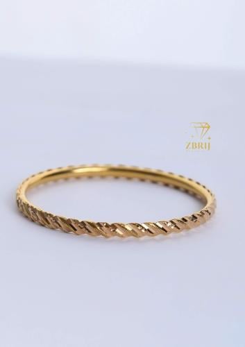 Gold earring (02) weight 10 grams - 21 karat