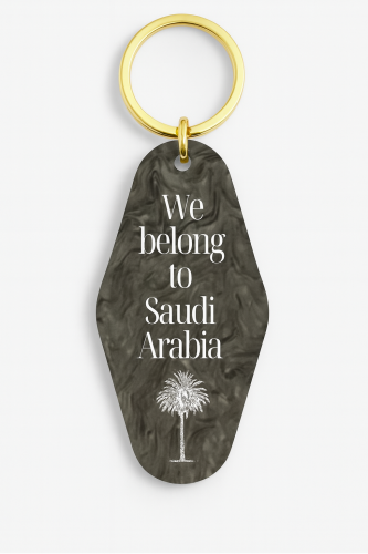 We belong to Saudi Arabia Keychain