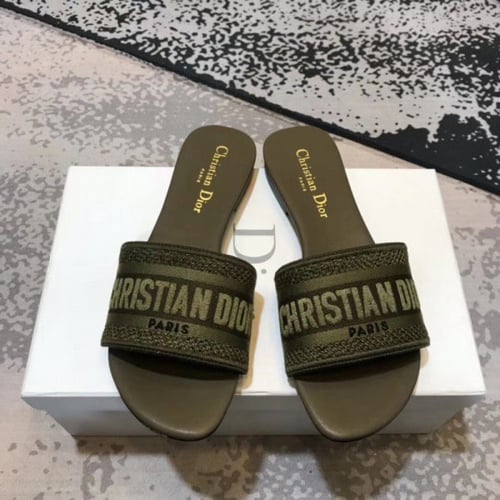 D Women's Dway Mule Greenتسليم فوري