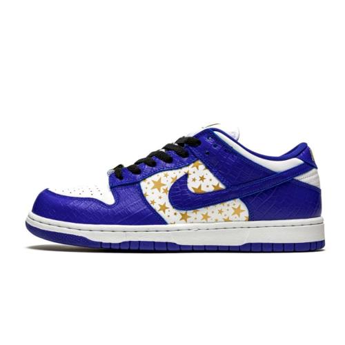SB DUNK LOW "Supreme - Stars - Hyper Blue"