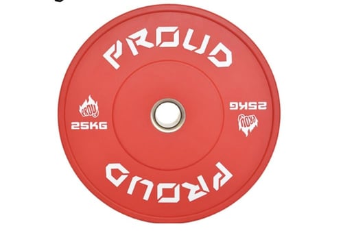 Colour rubber bumper plates - Pair