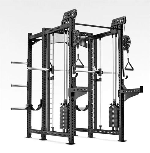 Power Rack + Squat support + cable High quality