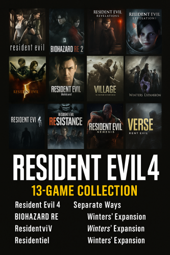 بكج 13 جزء من رزدينت ايفل Resident Evil Collection