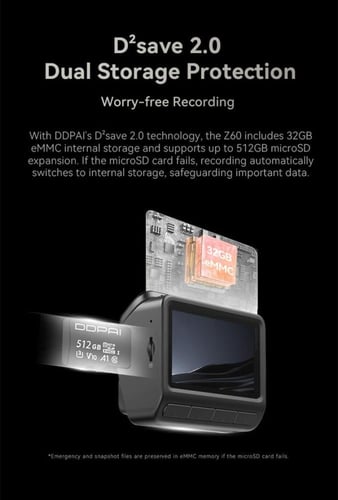 داش كام ddpai Z60 ثنائي