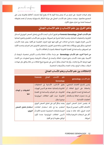 علم الانساب الجنائي و استخداماته في سياق الانثروبو...