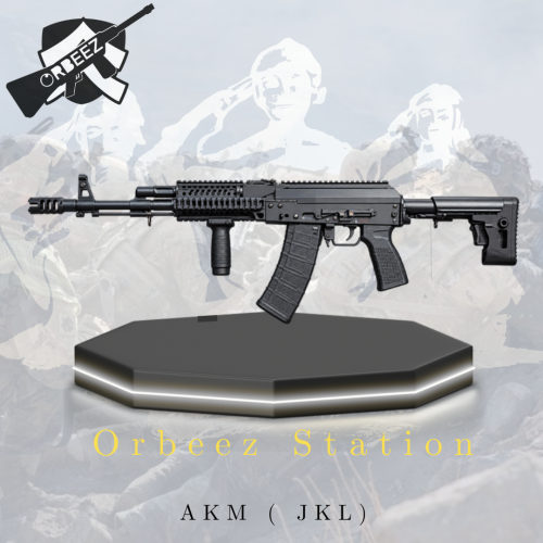 AKM machine gun
