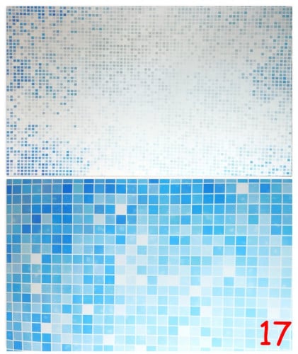 خلفية بلاستيكية وجهين 57x87cm/17