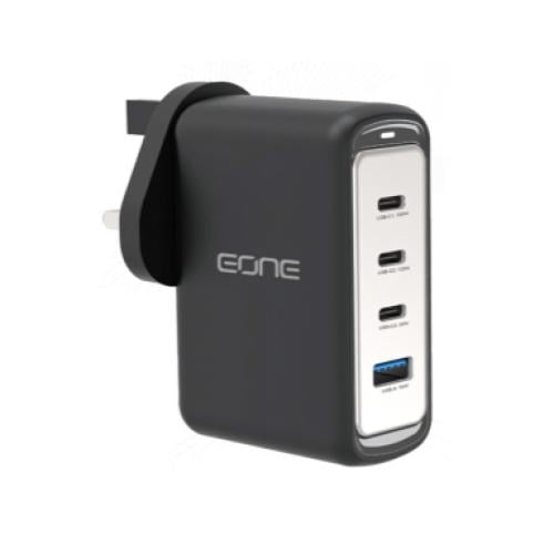 شاحن جداري 4 منافذ بقوة إجمالي 100W يدعم تقنية الش...