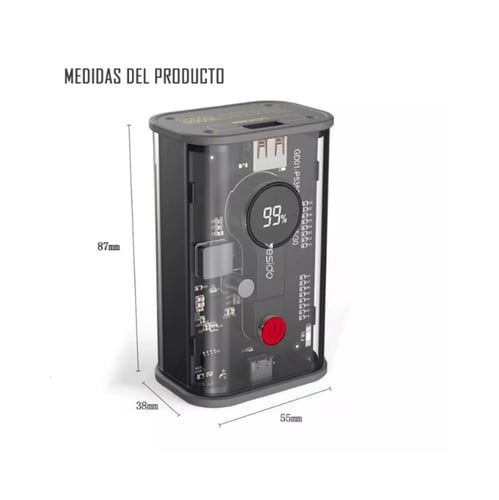 بطارية 10.000 ملي امبير يدعم الشحن السريع PD ماركة...