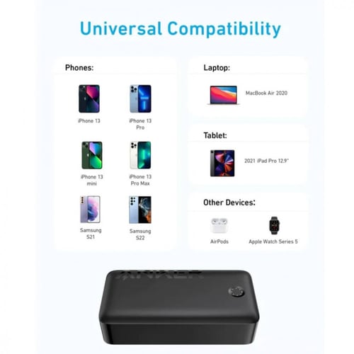 بطارية 40.000 ملي امبير بقوة 30 واط ماركة انكر