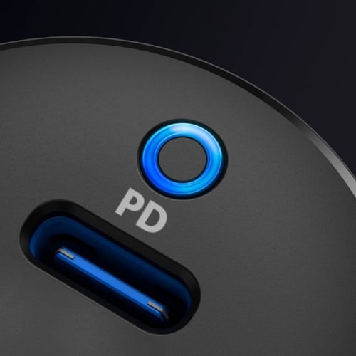 شاحن سيارة انكر +كيبل ايفون PD تدعم تقنية الشحن ال...