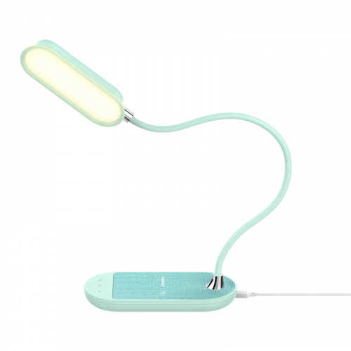 إضاءة مكتبية مع شاحن لا سلكي 10 واط موماكس اللون ا...