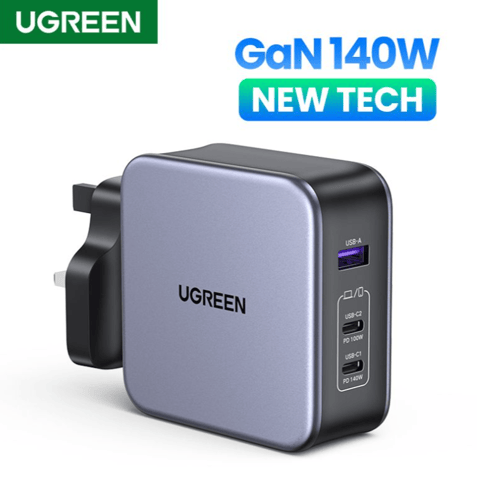 شاحن جداري + كيبل تايب سي الى تايب سي يوجرين بقوة...