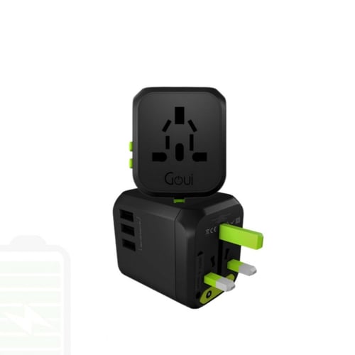 شاحن جداري عالمي قوي يونيك بعدد منافذ3 USB-A و1 US...