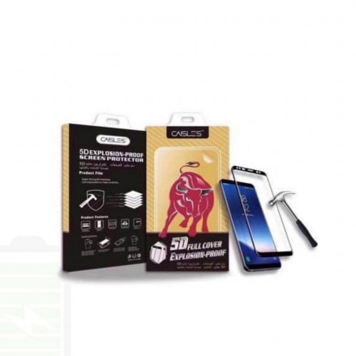 حماية ايفون 6 بلس اطار اسود شفاف النانو 5D ماركة ا...