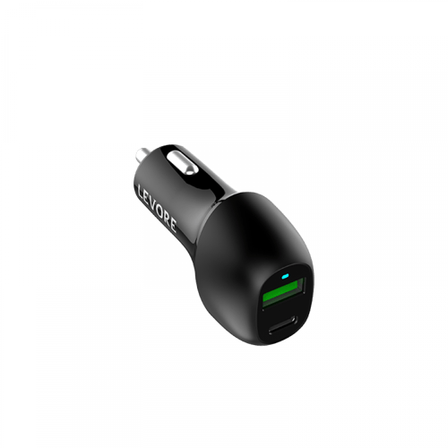 شاحن سيارة ليفوري يدعم تقنية الشحن السريع PD بقوة...