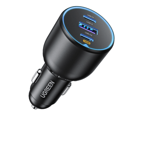 شاحن سيارة يوجرين بقوة 130 واط يدعم الشحن السريع P...