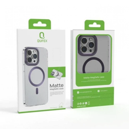 كفر حماية ايفون 14 شفاف بخاصية الماج سيف ماركة كيو...