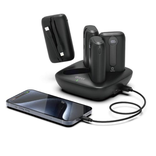 محطة شواحن متنقلة 4 في 1 كيوفكس 10000 مللي أمبير