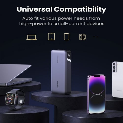 بطارية 25000 ملي امبير بقوة 145 واط يدعم الشحن الس...