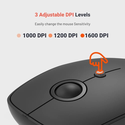 ماوس 2في1 لاسلكي و USB ماركة بورودو