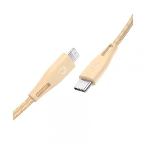 كيبل ايفون PD الشحن السريع Lightning to USB-C قماش...