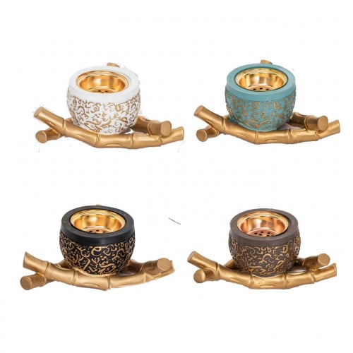 مبخرة الحروف الدائرية - مبخرة سيراميك على شكل دائر...