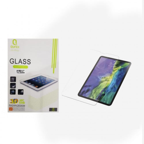 استيكر ايباد زجاج شفاف QUFEX