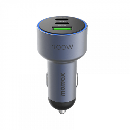 شاحن سيارة موماكس بقوة 100 واط يدعم الشحن السريع P...