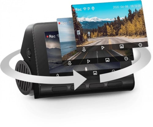 داش كام - كاميرا أمامية وخلفية للسيارة A800S-1 بدق...