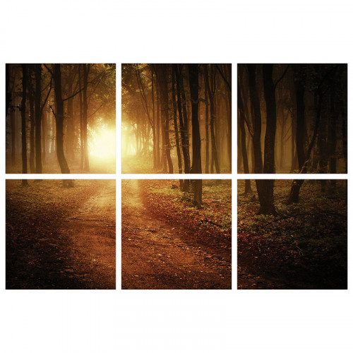 Wall art printed on lightweight board without fram...