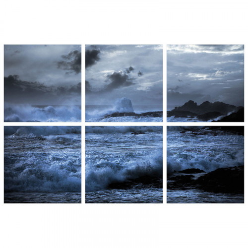 Wall art printed on lightweight board without fram...