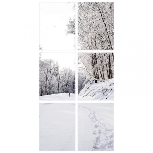 Wall art printed on lightweight board without fram...
