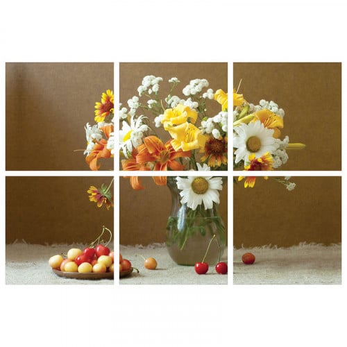 Wall art printed on lightweight board without fram...