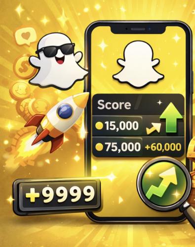 رفع نقاط سكور سناب شات 50 ألف