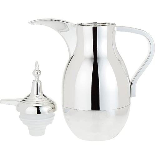 طقم ترامس فضي يابانى للشاي 1 لتر ( نورا ) فضي