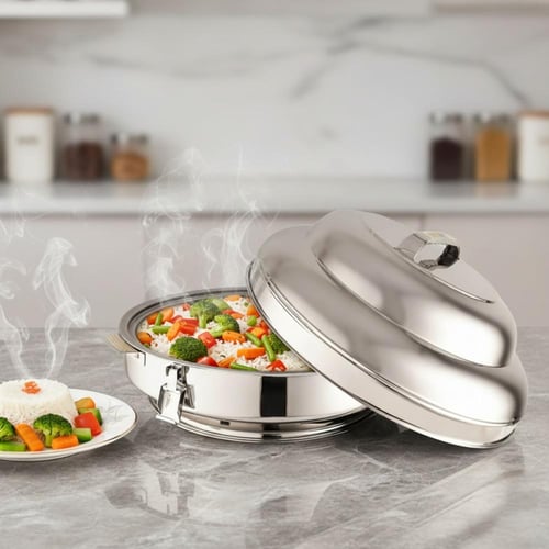 حافظة طعام مصنوعة من الستانلس ستيل - شاهين هندي -...