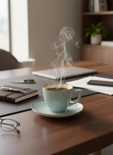 فنجان مع صحن بورسلين صيني