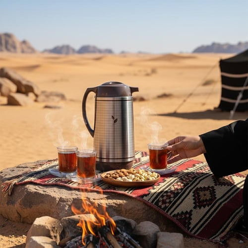 ترمس Zojirushi زوجيروشي أبو فيل بتصميم ياباني مخطط...