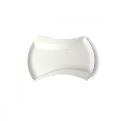 سكوالو - صحن ضيافة (بورسلان) أنيق على شكل جناح لون...