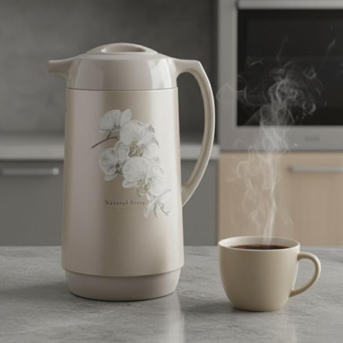 ترمس Zojirushi - زوجيروشي ابو فيل ياباني 1 لتر بني