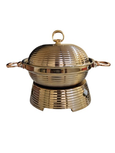 سخانات بوفيه فخمه نحاسي صيني السعة 2 لتر 24*7.7سم