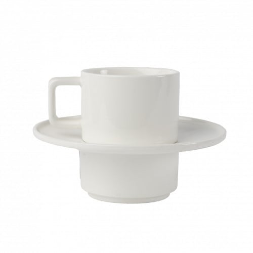 اكواب بصحن بورسلان ( طقم - عدد 6 ) ( 200 مل ) A218...