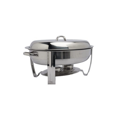 سكوالو قدر تسخين بيضوي من الستانلس ستيل الأنيق بتص...