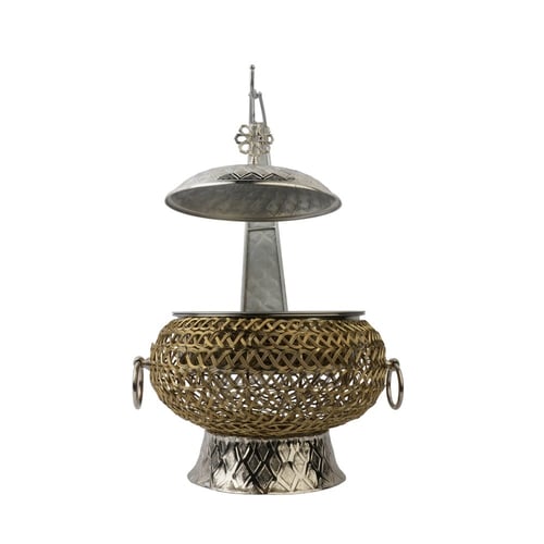 سخان هندي ذهبي و فضي سعة 2 لتر 27 سم