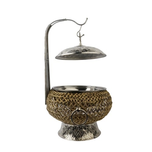 سخان هندي ذهبي و فضي سعة 2 لتر 27 سم