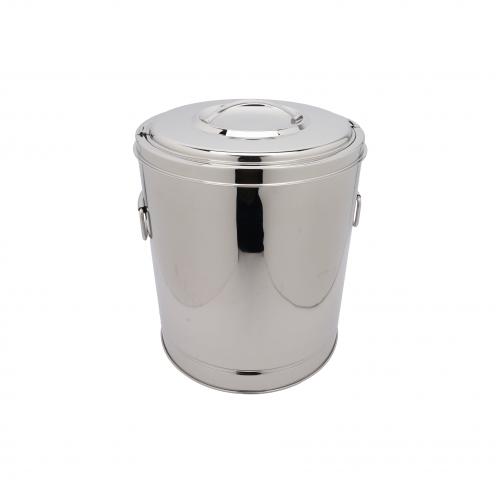 حافظة طعام كبيرة استانلس ستيل - هندي - 30 لتر
