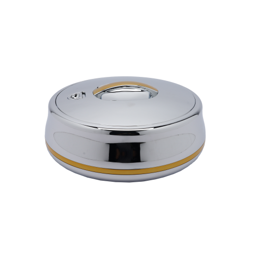 حافظة طعام غولدن فاير كروم لون فضي وبلون ذهبي - سع...