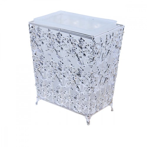 سكوالو ( سلة ورق ) من الستانلس ستيل المزخرف أنيقة...